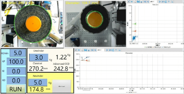 Vision-Based Diameter Detection and Control for Roll-to-Roll&nbsp;Processes